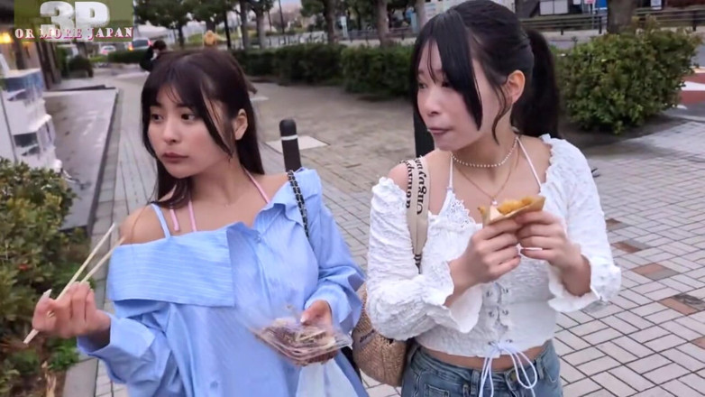 Far east hentai works: Cute Busty Duo w strojach kąpielowych. Zabawa trójdrożne lato encounte