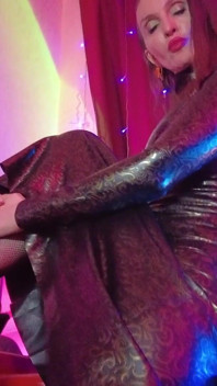 Dominatrix Eva Latex Femdom BDSM Mistress Fetischklänning Högklackat Stor rumpa MILF Het Gummi