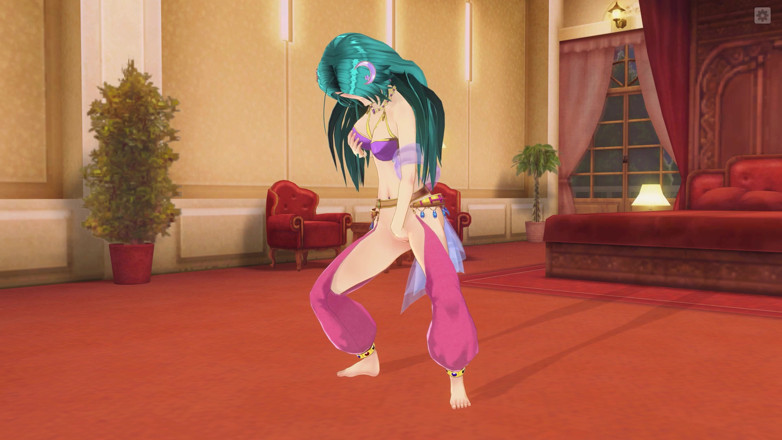 H3DC: 3D Hentai girl with blue hair masturbates her pussy and...