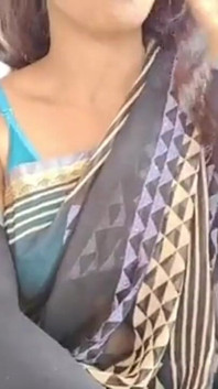 Back Saree with Pink Panty Me Hot Sexy Bhabhi Ki Chudai