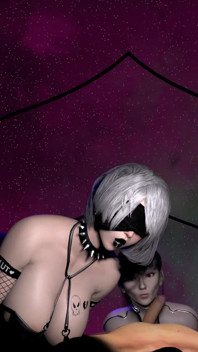 Bakış açısı - Stellar Blade'in arifesi ve Nier Automata'nın 2b - jav mocapped seks sahnesi - deneysel sahne