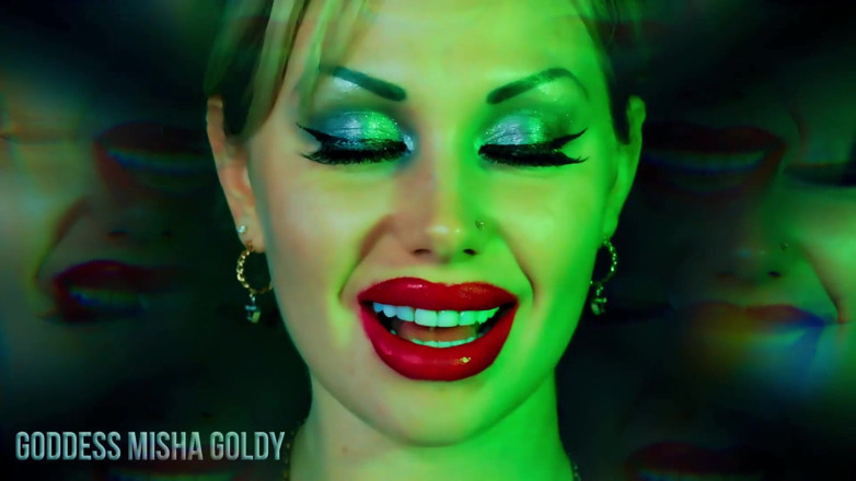 Goddess Misha Goldy: Scurgere fascinantă a portofelului! Buzele mele te stăpânesc pe tine și...