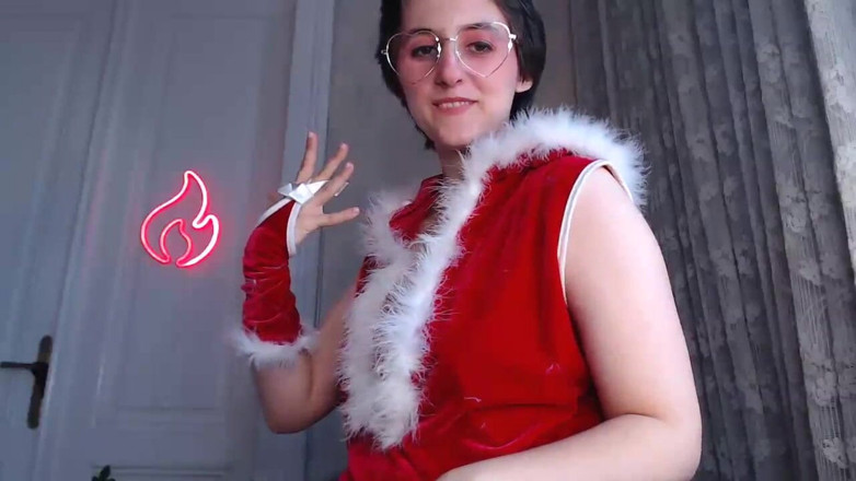 The Antichristrix: Christmas Bodystocking Cocktease