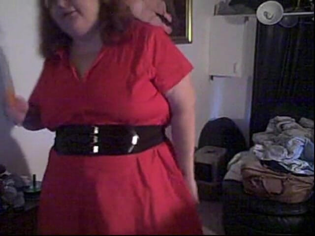 BBW nurse Vicki adventures with friends: Sexy dancing in my red dress part of a cam...