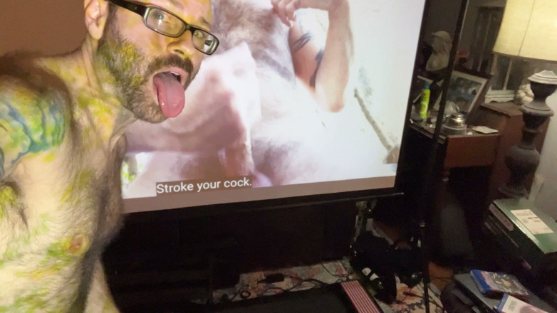 Hairy Wolfe: Vdaná chlupatá svalovina nevlastního otce souseda v kalhotách nadržené předvádí...