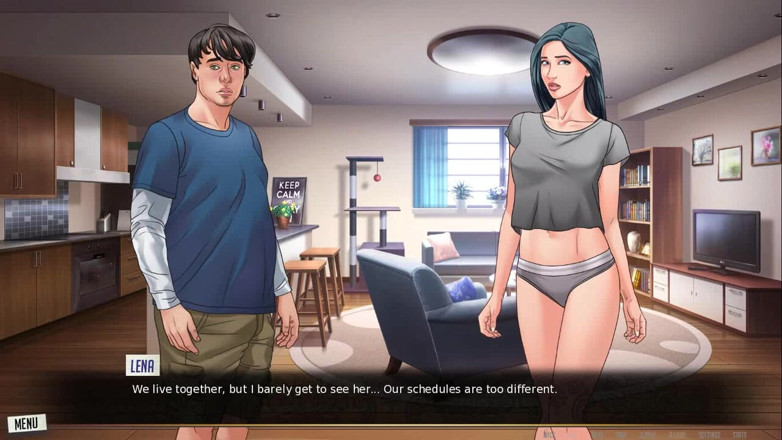 Dirty GamesXxX: 我们的红绳：莉娜，女服务员 - 第7集