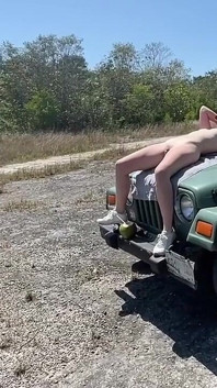 Eating Pussy in Sex, She's Fingering but Herself, Outdoor Pussy Eating, Car Sex Masturbation
