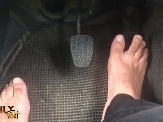 Manly foot: Bare Foot Pedal Pumping - Your Tongue Belongs to My Soles -...
