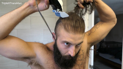 TripleXTransMan: Buzzing my Hair Off