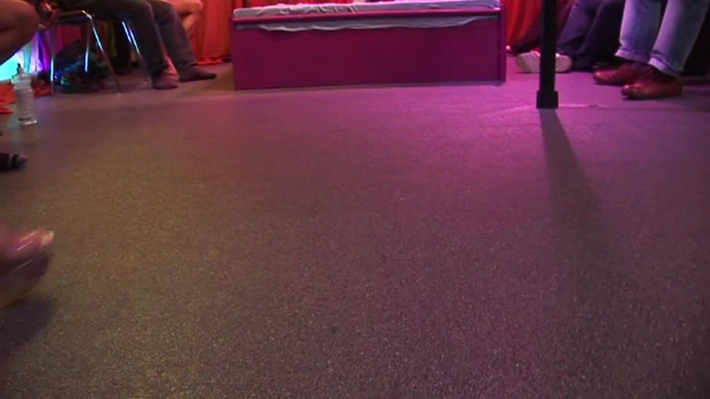 RETROXXX: Gagică blondă care picură de la o frenezie intensă cu...