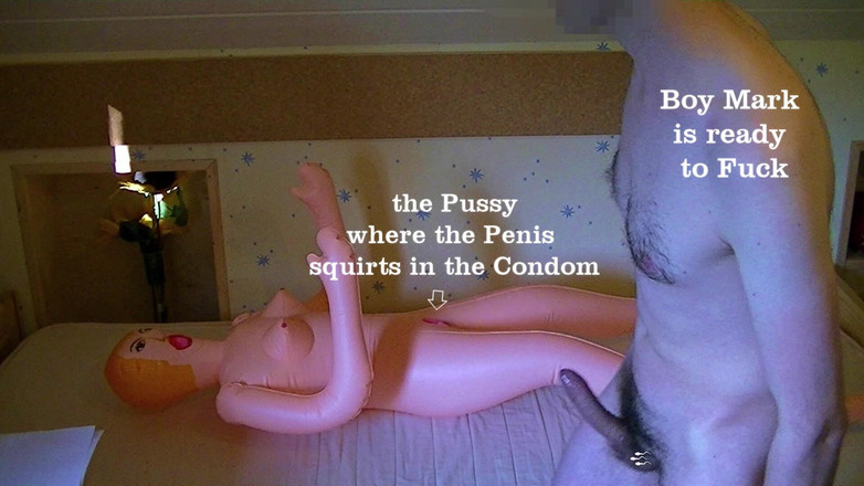 Mark Hannes: Bambola del sesso preservativo cazzo masturbazione