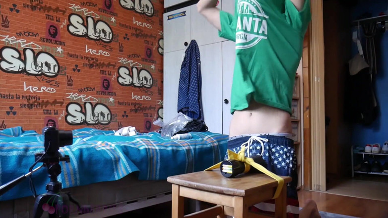 Ethan Alex: Kåta Alex knullar köttljus tills cumshot