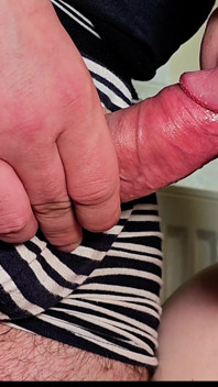 Sperma samlingsvideo: Slarvig sugande och förhudslickning!