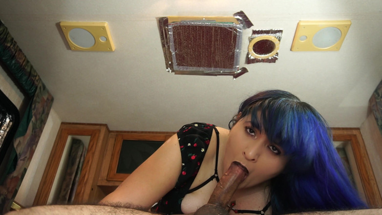 VickyVixen: Little Goth Mouth Vs Big Juicy Cock