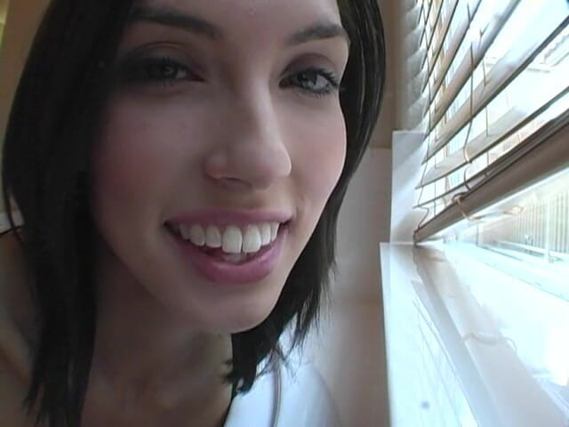 Solo Austria: Adorable teen helps a guy to cum