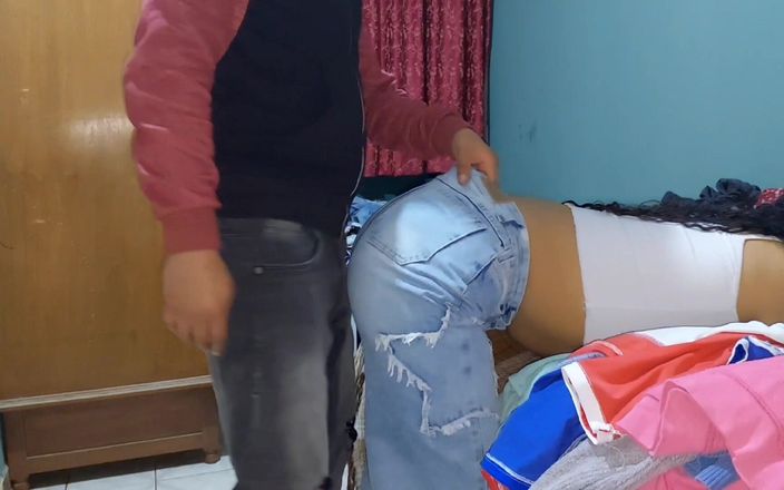 Josyandhot: Sexo al estilo perrito en la ropa, frotar el culo,...