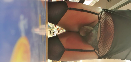Lingeriemanx69: Crossdresser outdoor 1
