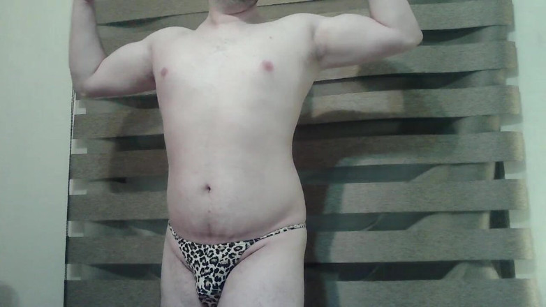 Himbo_Fox: Slutty Stud Shows off His New Thong