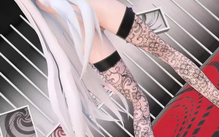 Smixix: Yowane Haku Undress Dance Sexy Lingerie Hentai Stickysticky Song Mmd 3D...