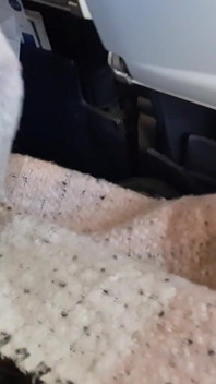 Airplane! Sucking Dick and Masturbating