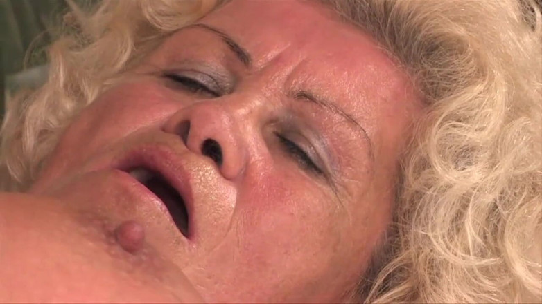 Old PIGS XXX: Big boobs hairy pussy blonde milf loves the young cock