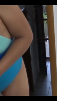 Initial Video - My Hot Wife, Latin Stepmother Shows off on the Beach and Puts Many Hard Cocks, Excited She Goes to the Apartment and