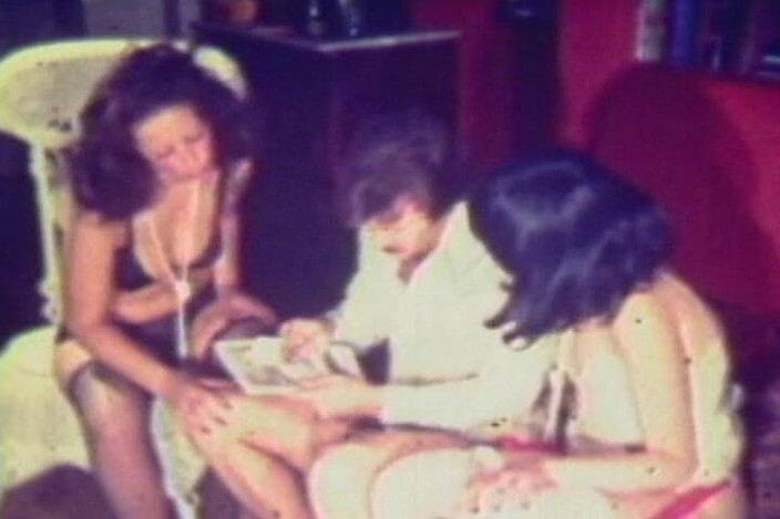 Vintage Life: Vintage Purple-hued Classic with Retro Group Swingers Orgy