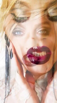 Wet Lipstick Kisses