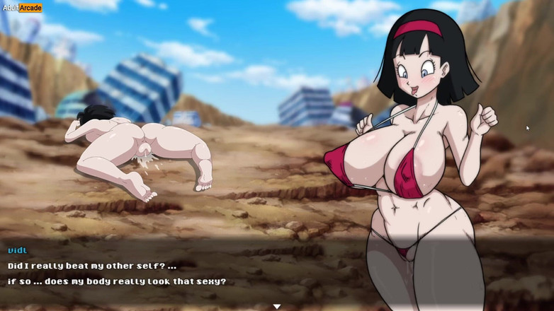 LewdArcade: Dragon Boll Z Ersa parodie sexuální hra - super děvka z...