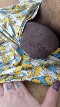 Petite Slut Playing with My Big Balls
