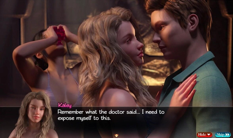 XXX Games Bunk: Treasure of Nadia - เกมเพลย์ - สวมบทบาท - 46, 47, 48 - เย็ดหมู่สามคน, อาบน้ํา