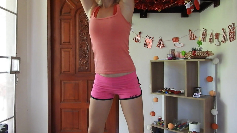 MissAnja_FH: Xtreme zwetende Cardio eindigt met pijpbeurt/cuckold