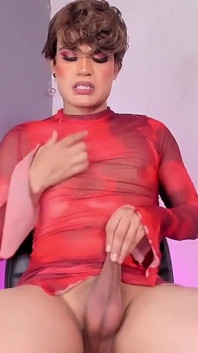 Cute Sissy Femboy Twink Touches Inviting Your Tongue