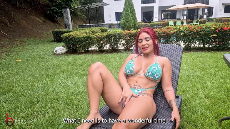 BrandonCruz82: Curious Gardener Roughly Fucks His Horny Boss Outdoors - Brandon Cruz &amp;...