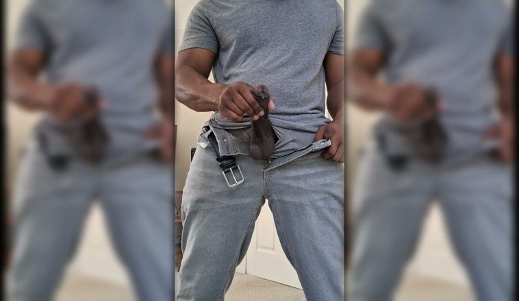 7inchMeatSlab: Busting a Hot Thick Load Before I Leave for Work!