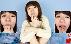 Japan Fetish Fusion: Amatérská dívka Miki v amatérském stylu POV lízání prstů a...