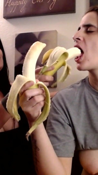 Lesbian Eating Bananas