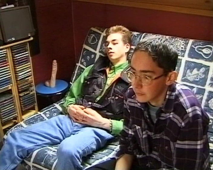 Gay 90's Vintage Porn: Kontak kulit pria sange #4