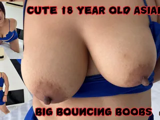 AsianSexVR: Cute 18 Years Old Asian Big Bouncing Boobs.