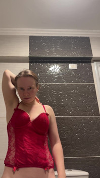 Hot Striptease in the Bathroom