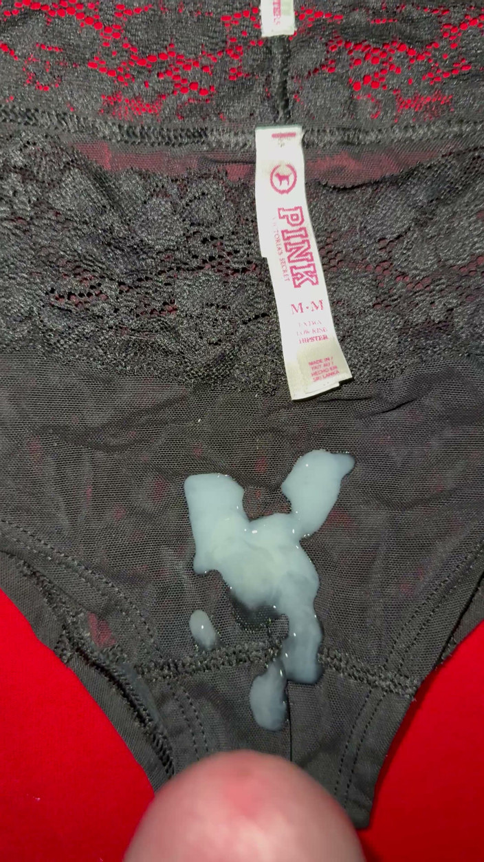 CumDaily: Cum on Wife’s Panties 25