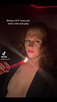 Trans Girl Wax Play