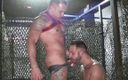 Gaybareback: Martin Mazza knullade barbacka i bakrummet av Santi Noguera