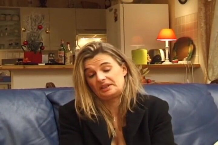 Planete Francaise: French Blonde Whore Spanked Hard Before Cumshot