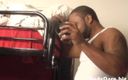 DudeDare: Cowok kulit hitam memanjakan seks threesome gay yang mendebarkan