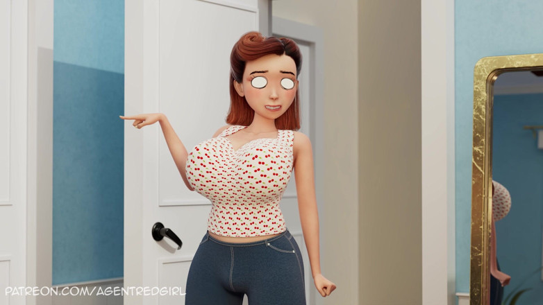 Agent Red Girl: แม่เลี้ยงสาวผิวขาวตูดใหญ่ 2 - Birdie แต่ใหญ่กว่า!
