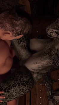 Lusty argônio empregada abre as pernas: Skyrim 3D pornô paródia