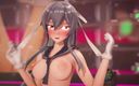 Mmd anime girls: Video tarian seksi gadis anime mmd r-18 13