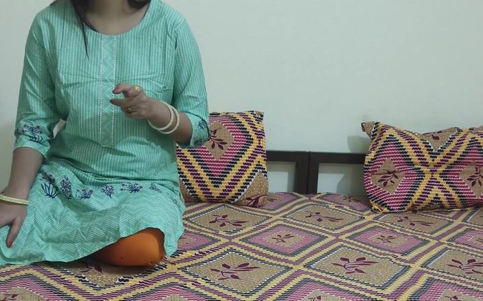 Saara Bhabhi: Хінді секс історія рольова гра - гаряча індійська мачуха отримала масаж перед жорстким трахом