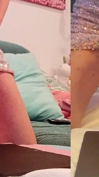 Tgirl Anna laat op de avond aftrekken en klaarkomen met masturbator